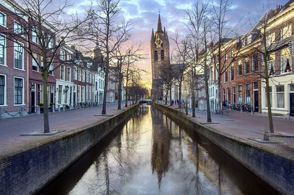 Oede Kerk in Delft, Netherlands