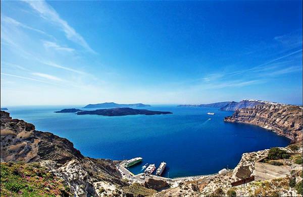 Santorini Volkanı, Yunanistan