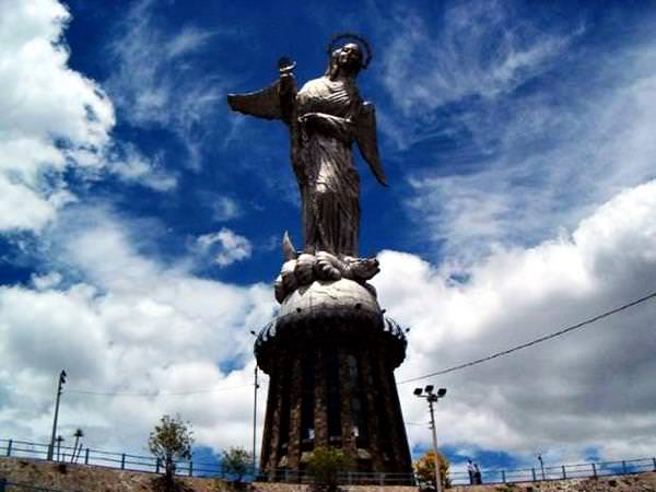 Statue of Virgin Mary Quito, Ecuador