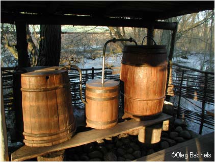 Samogon apparatus to produce hand-made vodka