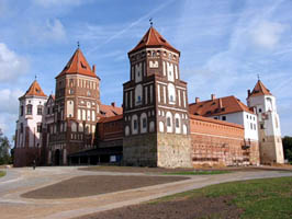 Castle in Mir, Belarus 