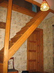 Stair to the second floor